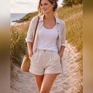 EUC Torrid Women's Tan Shorts Size 14